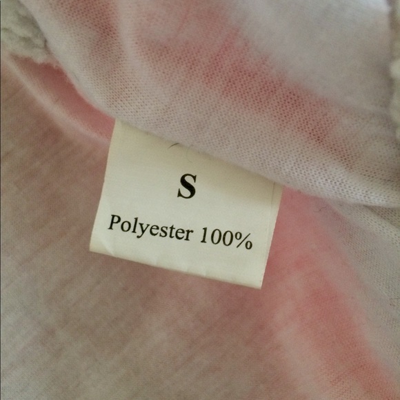 Red & White Heart Patterned Dog Vest/Coat, Sz. S - Picture 4 of 5